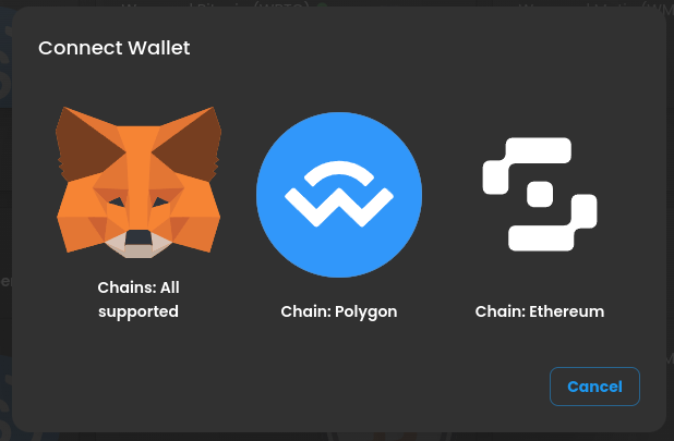 Connect wallet